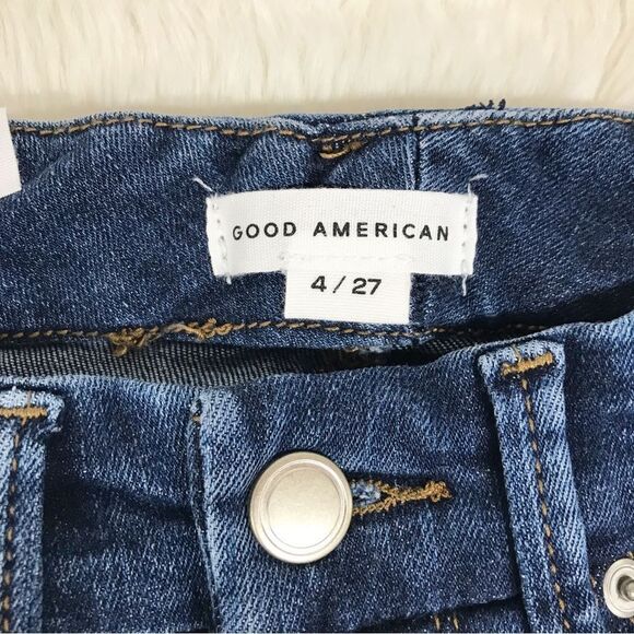 GOOD AMERICAN Good Legs Skinny Jeans High‎ Rise Sculpting Shaping Size 4 27 New - Picture 7 of 14